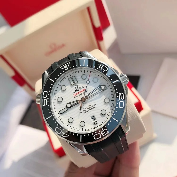 DX184 watch luminous birthday gift watch sports watch mechanical watch Omega men's watch mechanical waterproof calendar waterproof watch steel band watch
