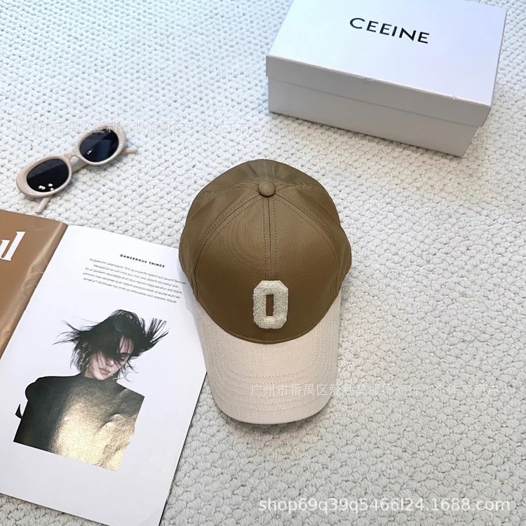 New hard top three-dimensional Korean style embroidered letters simple and fashionable baseball hat for men and women large head deep top peaked cap