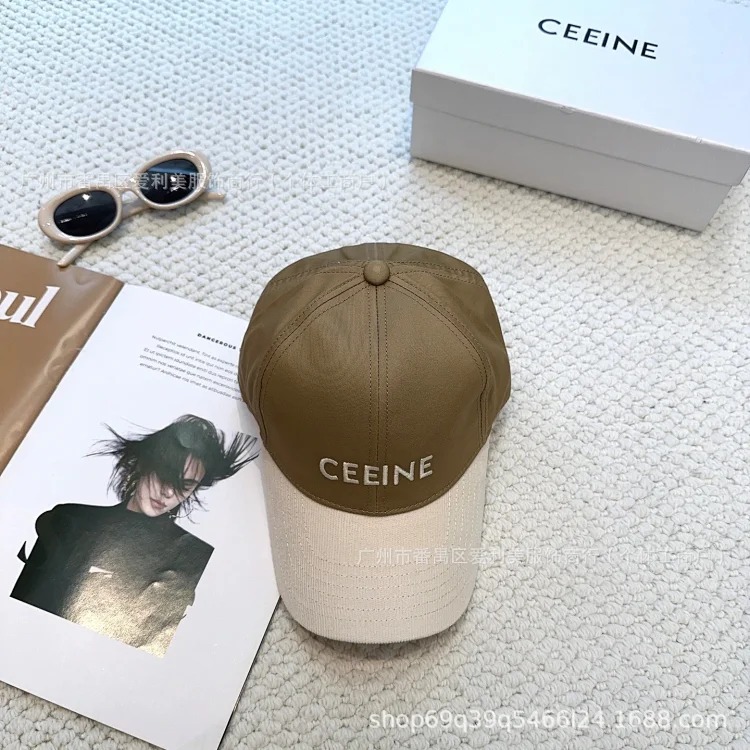 New hard top three-dimensional Korean style embroidered letters simple and fashionable baseball hat for men and women large head deep top peaked cap