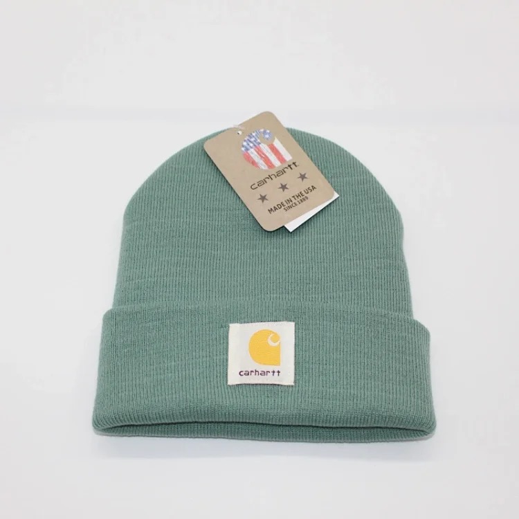 European and American workwear woolen hats for men, cold hats, women's autumn and winter warm knitted hats, student couple hats-CY