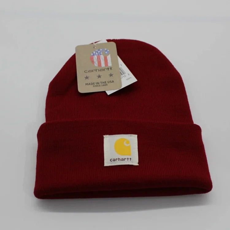 European and American workwear woolen hats for men, cold hats, women's autumn and winter warm knitted hats, student couple hats-CY