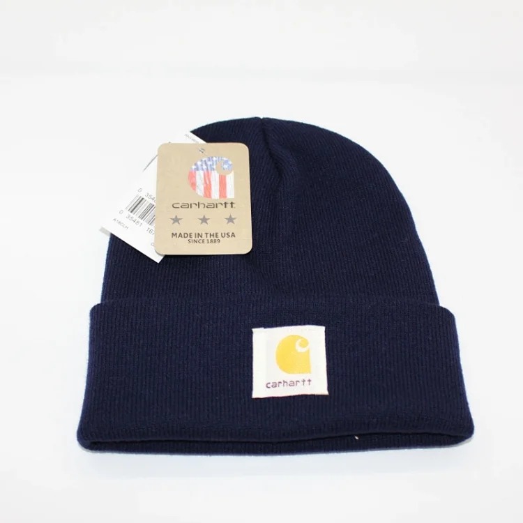 European and American workwear woolen hats for men, cold hats, women's autumn and winter warm knitted hats, student couple hats-CY