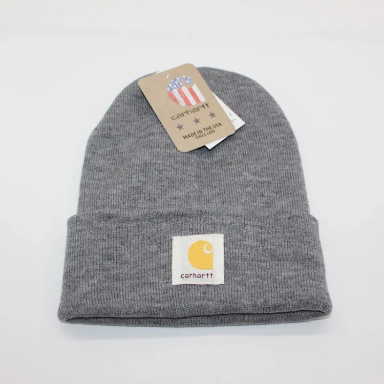 European and American workwear woolen hats for men, cold hats, women's autumn and winter warm knitted hats, student couple hats-CY