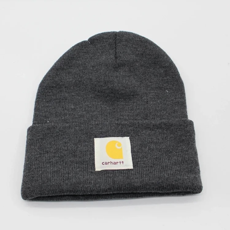 European and American workwear woolen hats for men, cold hats, women's autumn and winter warm knitted hats, student couple hats-CY