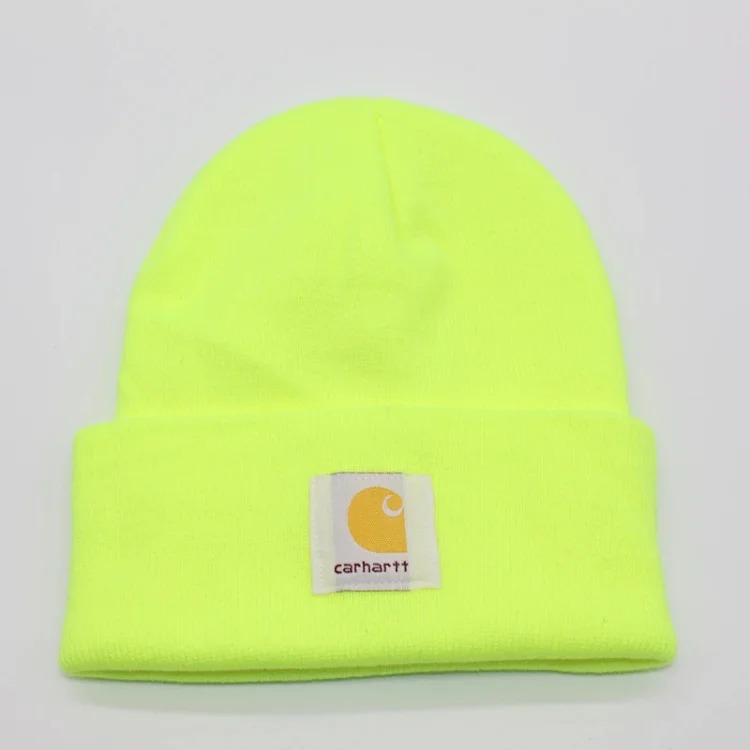 European and American workwear woolen hats for men, cold hats, women's autumn and winter warm knitted hats, student couple hats-CY