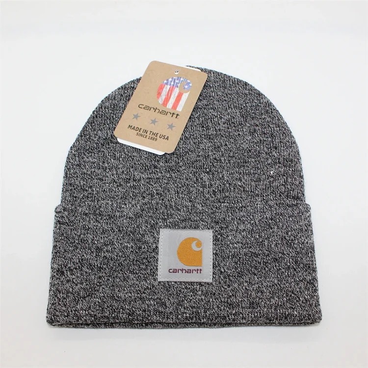 European and American workwear woolen hats for men, cold hats, women's autumn and winter warm knitted hats, student couple hats-CY
