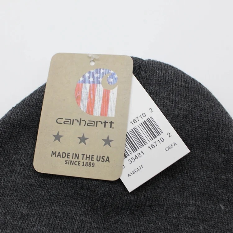 European and American workwear woolen hats for men, cold hats, women's autumn and winter warm knitted hats, student couple hats-CY