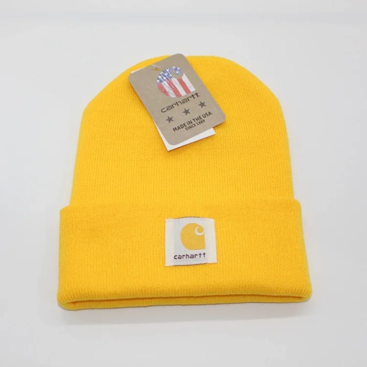 European and American workwear woolen hats for men, cold hats, women's autumn and winter warm knitted hats, student couple hats-CY