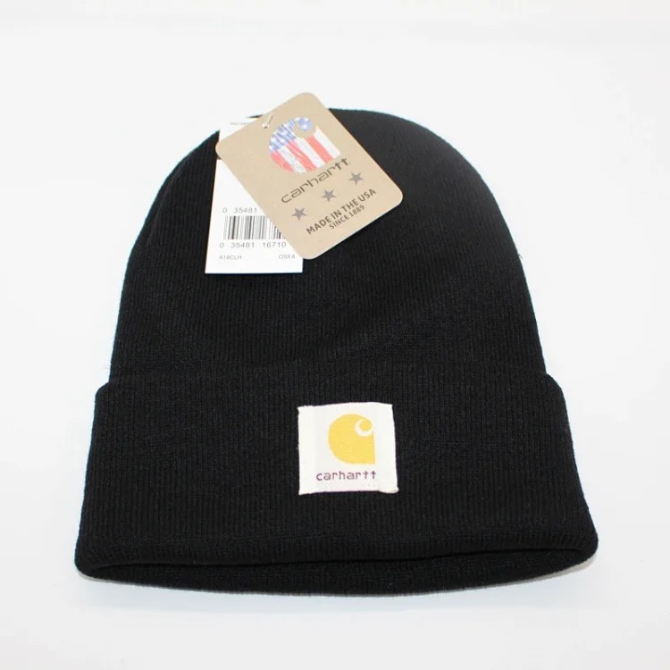 European and American workwear woolen hats for men, cold hats, women's autumn and winter warm knitted hats, student couple hats-CY