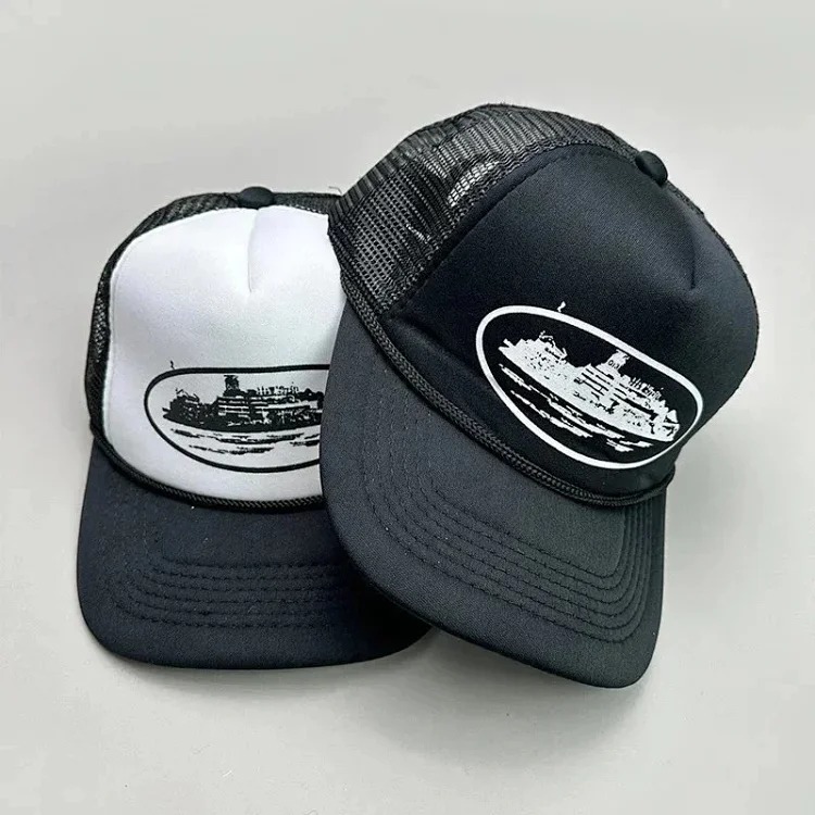 Youthful and trendy youthful fashion color block letter baseball cap