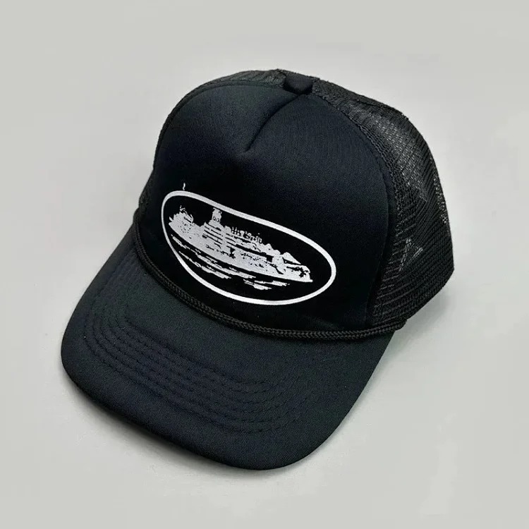 Youthful and trendy youthful fashion color block letter baseball cap