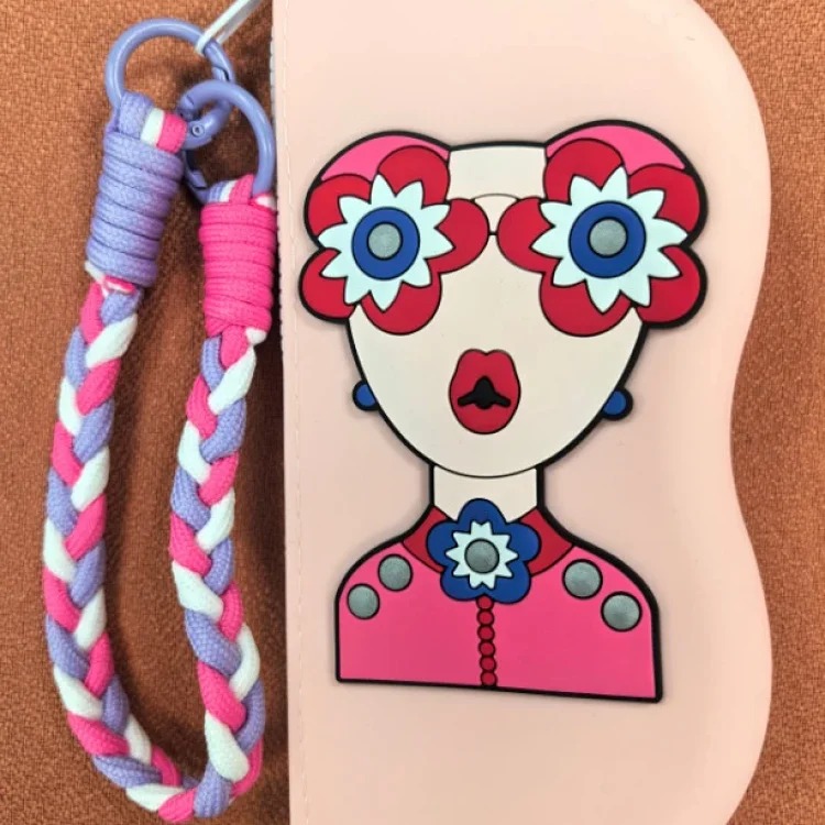 Cross-border silicone glasses bag portable sunglasses storage bag sunglasses storage box diy glasses silicone bag in stock