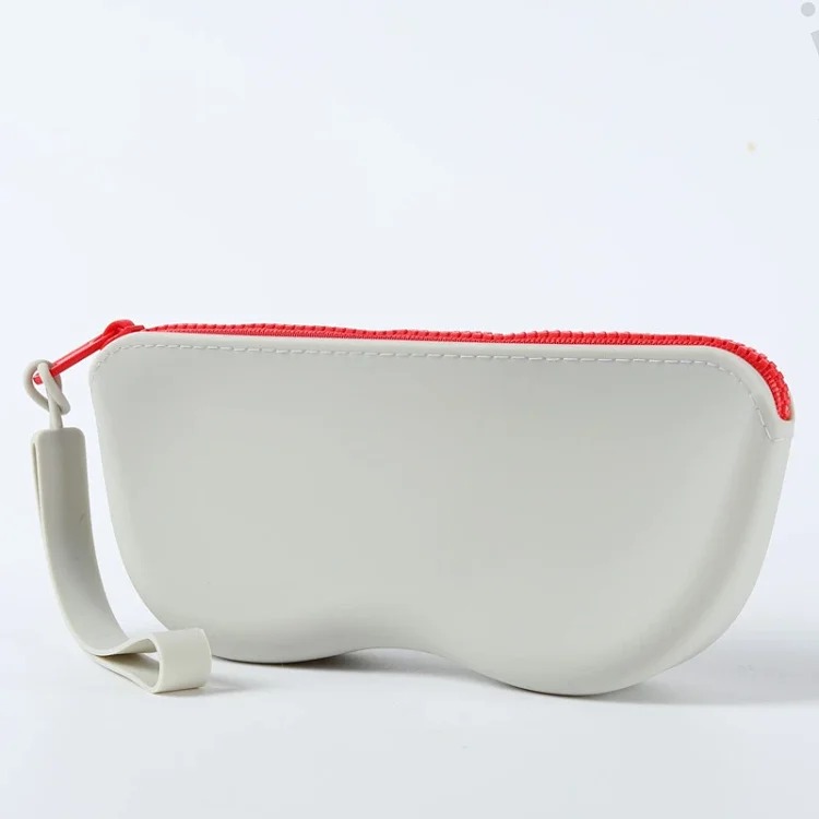 Cross-border silicone glasses bag portable sunglasses storage bag sunglasses storage box diy glasses silicone bag in stock