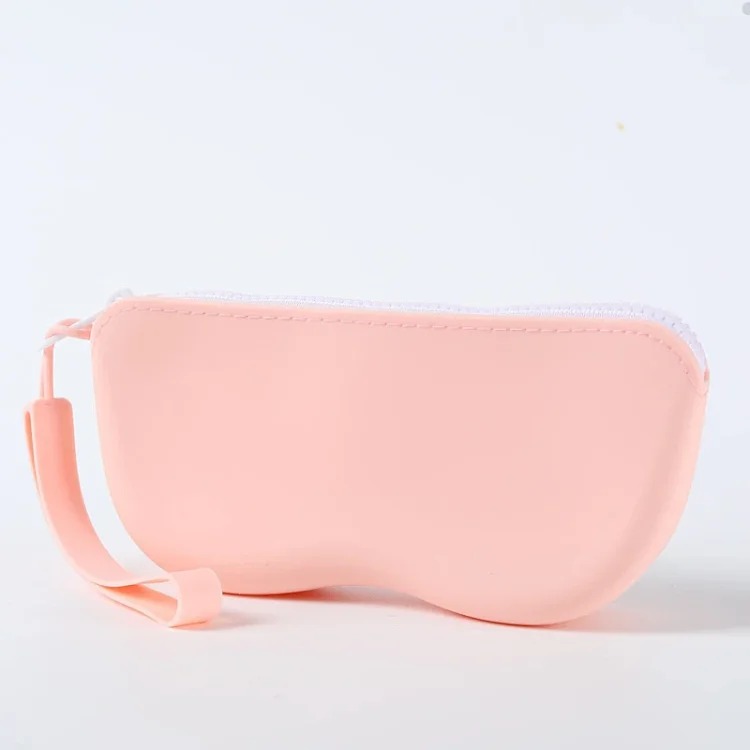 Cross-border silicone glasses bag portable sunglasses storage bag sunglasses storage box diy glasses silicone bag in stock