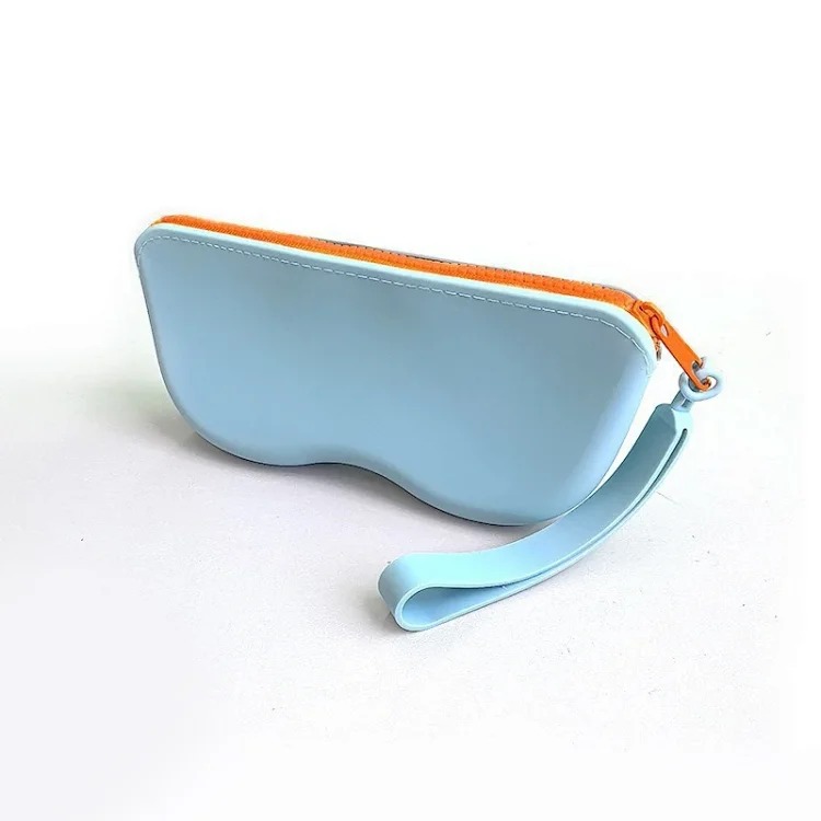 Cross-border silicone glasses bag portable sunglasses storage bag sunglasses storage box diy glasses silicone bag in stock