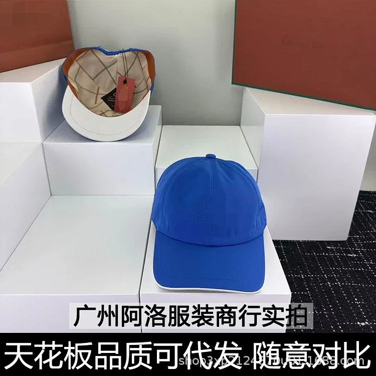 1P's cap letter embroidery four seasons double layer soft top baseball cap elastic adjustment outdoor sun protection