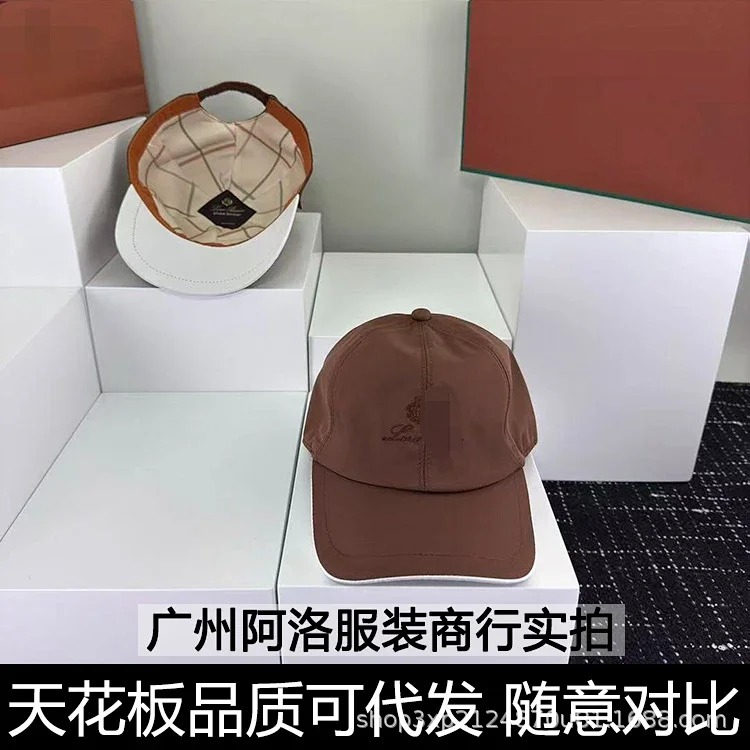 1P's cap letter embroidery four seasons double layer soft top baseball cap elastic adjustment outdoor sun protection