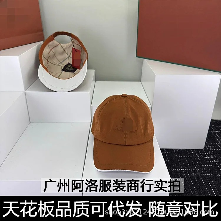 1P's cap letter embroidery four seasons double layer soft top baseball cap elastic adjustment outdoor sun protection