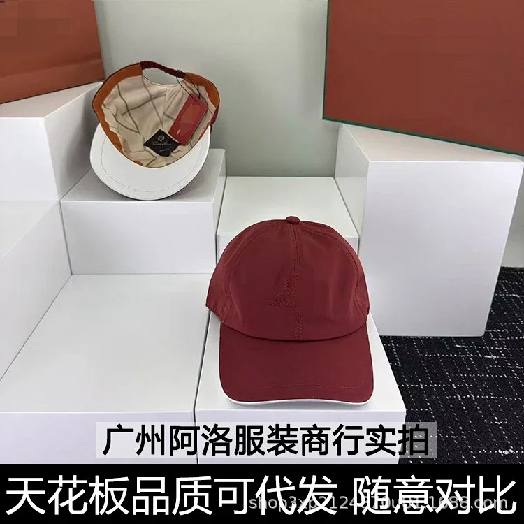 1P's cap letter embroidery four seasons double layer soft top baseball cap elastic adjustment outdoor sun protection