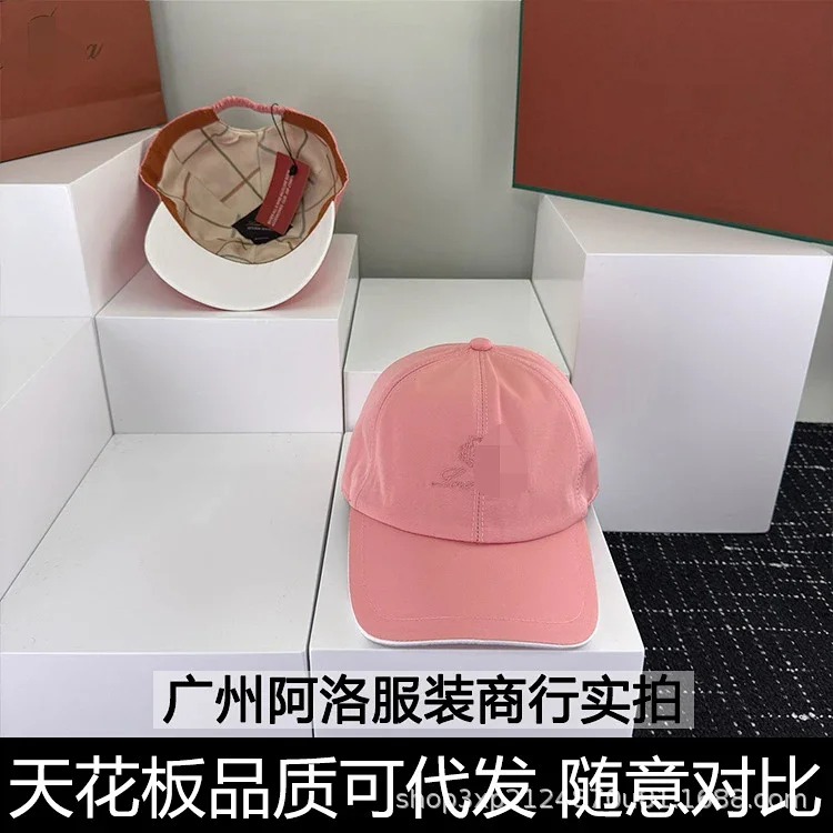 1P's cap letter embroidery four seasons double layer soft top baseball cap elastic adjustment outdoor sun protection