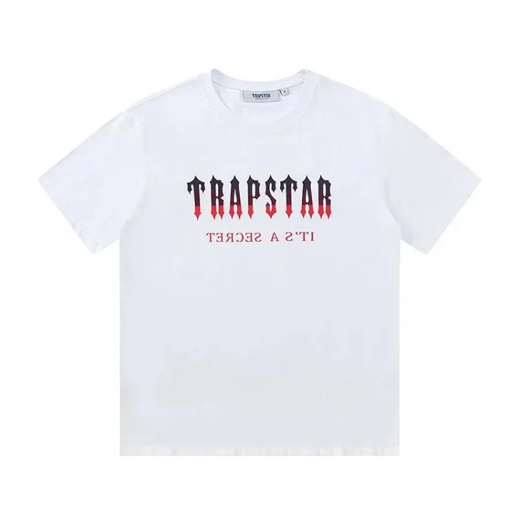 T a p rainbow letter gradient towel embroidered short-sleeved T-shirt