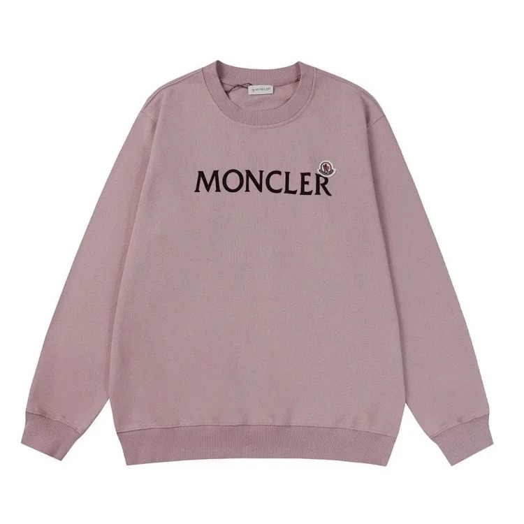 Autumn and European and American original M Mengjia LOGO men's and women's round neck fashionable velvet thickened Chinese cotton long-sleeved sweatshirt