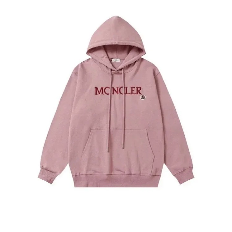 Autumn and European and American original M Mengjia LOGO men's and women's round neck fashionable velvet thickened Chinese cotton long-sleeved sweatshirt