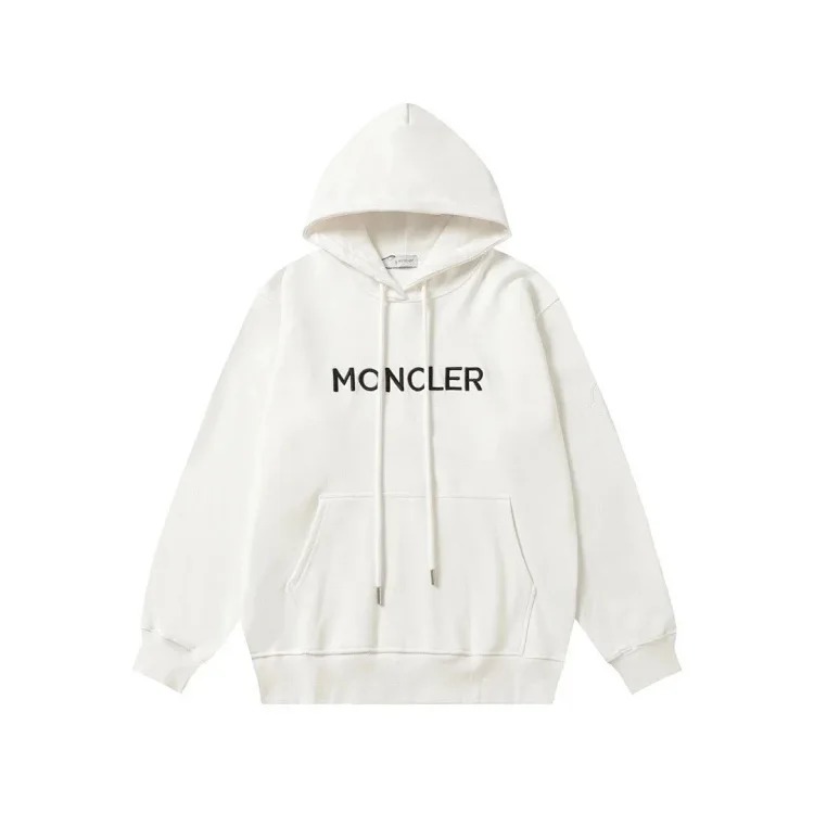 Autumn and European and American original M Mengjia LOGO men's and women's round neck fashionable velvet thickened Chinese cotton long-sleeved sweatshirt