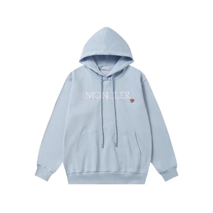 Autumn and European and American original M Mengjia LOGO men's and women's round neck fashionable velvet thickened Chinese cotton long-sleeved sweatshirt