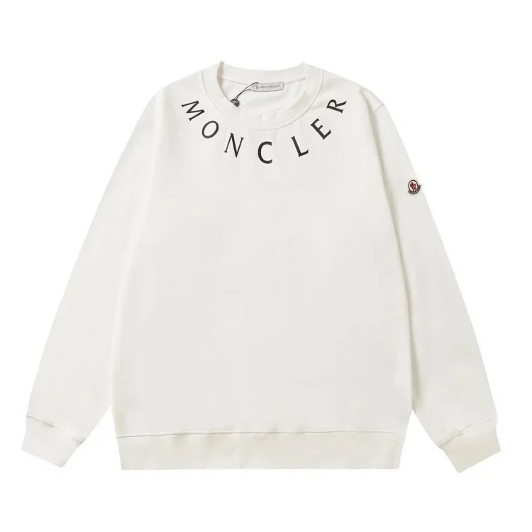 Autumn and European and American original M Mengjia LOGO men's and women's round neck fashionable velvet thickened Chinese cotton long-sleeved sweatshirt