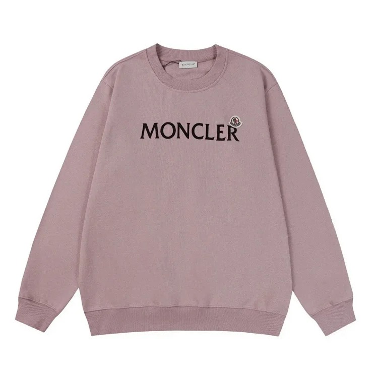 Autumn and European and American original M Mengjia LOGO men's and women's round neck fashionable velvet thickened Chinese cotton long-sleeved sweatshirt