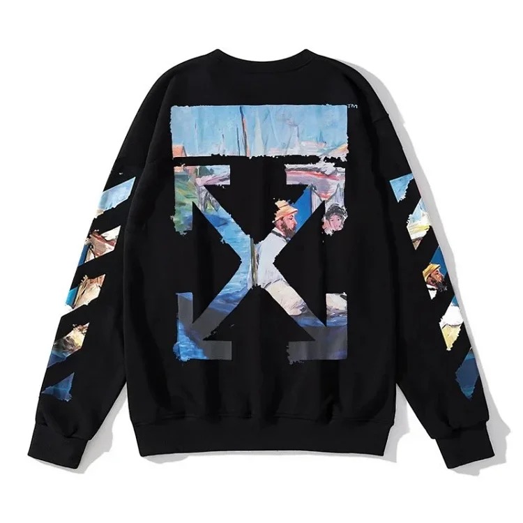 Classic fashion versatile round neck sweatshirt-008