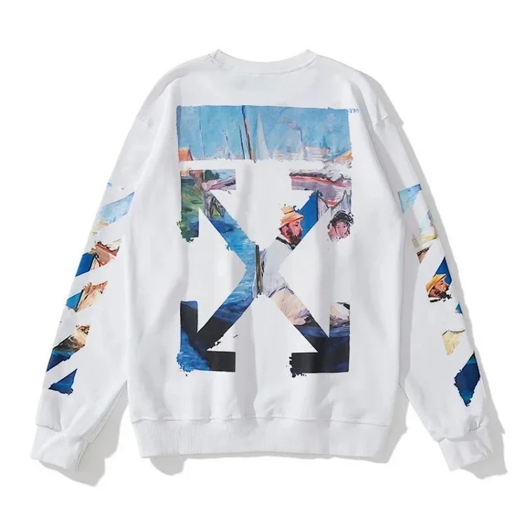 Classic fashion versatile round neck sweatshirt-008