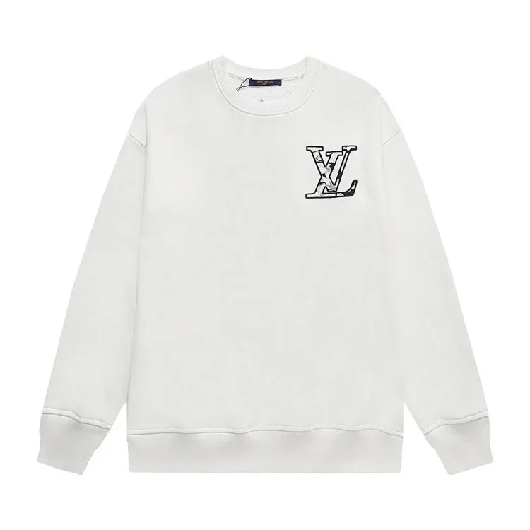 L fashion round neck sweatshirt