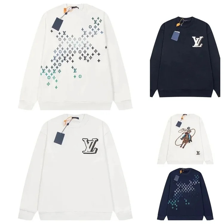 L fashion round neck sweatshirt