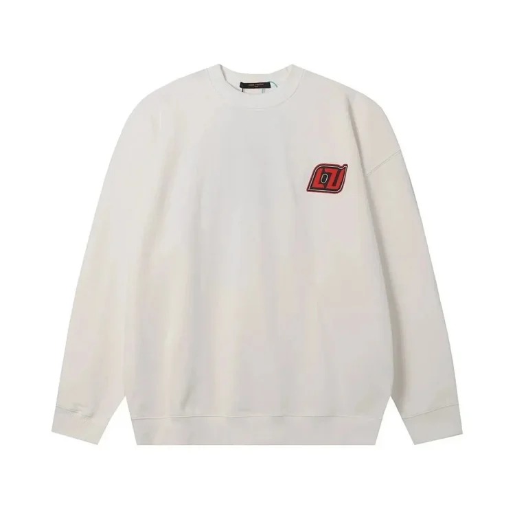 L fashion round neck sweatshirt