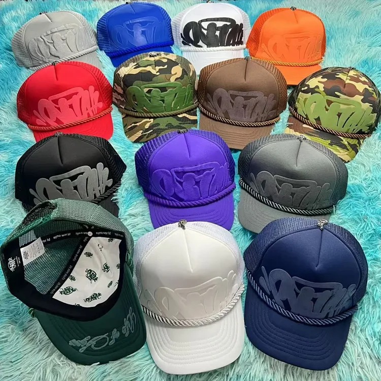 YY08--Huage Selected Breathable Mesh World Hats for Men and Women (No Box)
