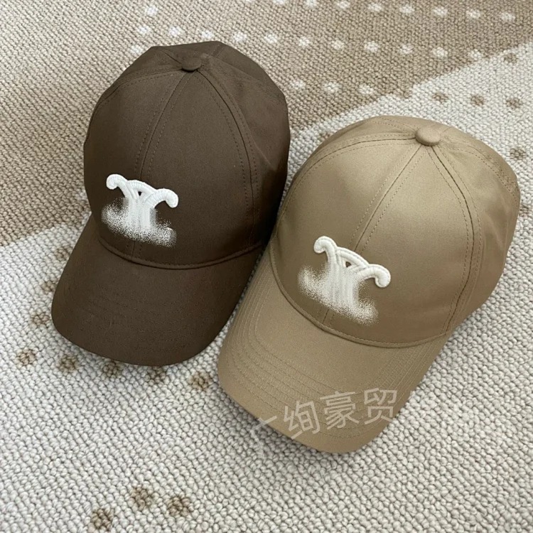Celine Ce's correct of the baseball cap Arc de Triomphe simple style star's same style versatile quality hat shape good big head circumference hat