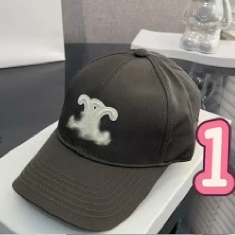 Celine Ce's correct of the baseball cap Arc de Triomphe simple style star's same style versatile quality hat shape good big head circumference hat