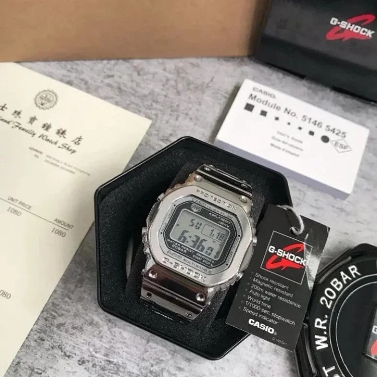 KAO GMW-B5000 35th Anniversary Square Steel Band Watch, this product has