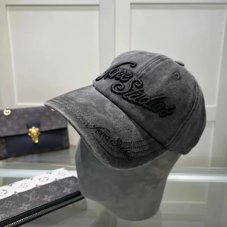 ZW-1 vintage washed embroidered letter baseball cap