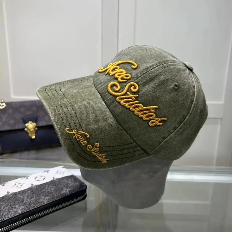 ZW-1 vintage washed embroidered letter baseball cap