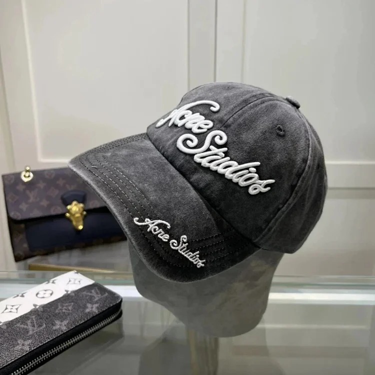 ZW-1 vintage washed embroidered letter baseball cap