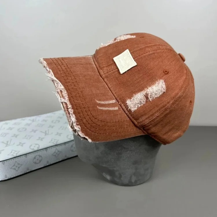 ZW-1 vintage washed embroidered letter baseball cap