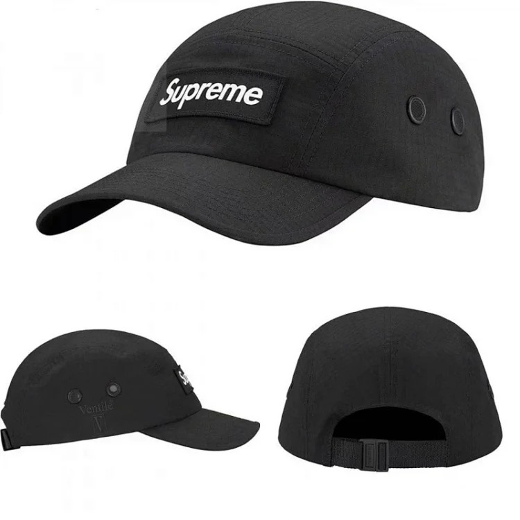23SS Ventile Camp Cap joint waterproof cotton peaked baseball cap color matching SUEDE VISOR S