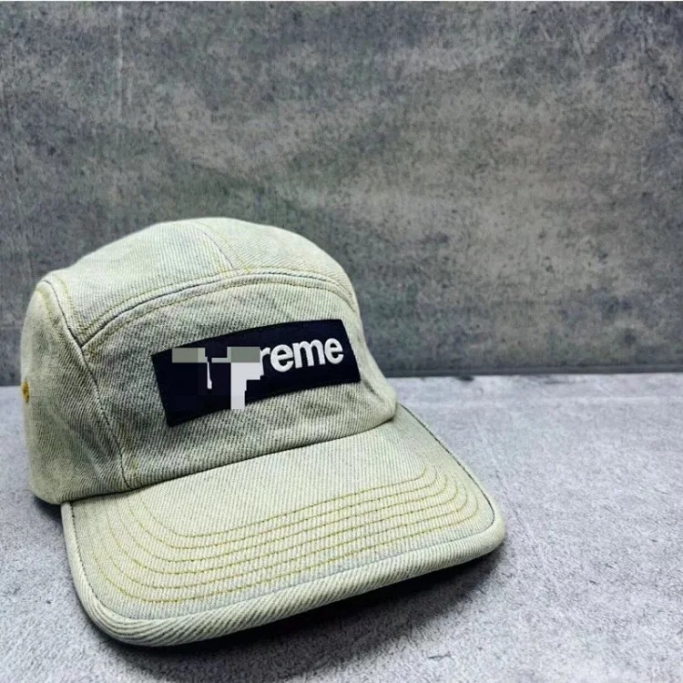 23SS Ventile Camp Cap joint waterproof cotton peaked baseball cap color matching SUEDE VISOR S