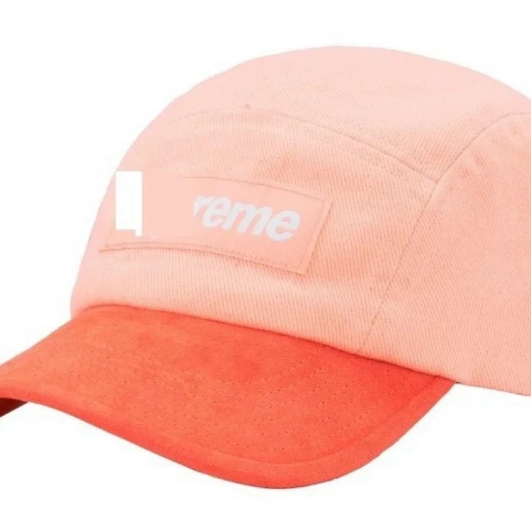 23SS Ventile Camp Cap joint waterproof cotton peaked baseball cap color matching SUEDE VISOR S