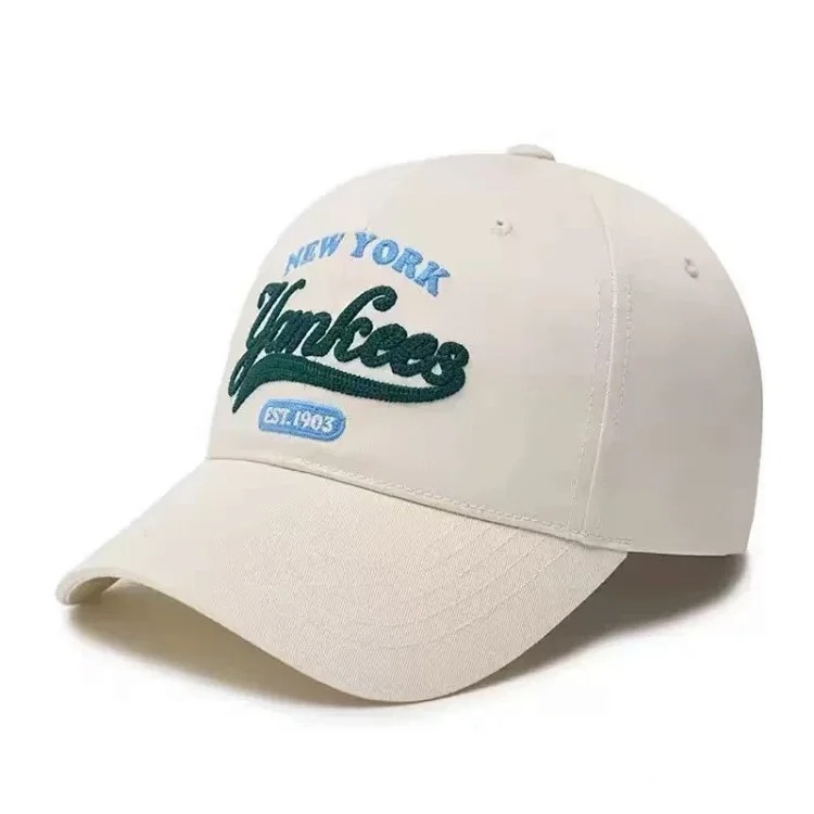 Mlb hat men and women ny baseball cap cp66 large head circumference peaked cap women la support