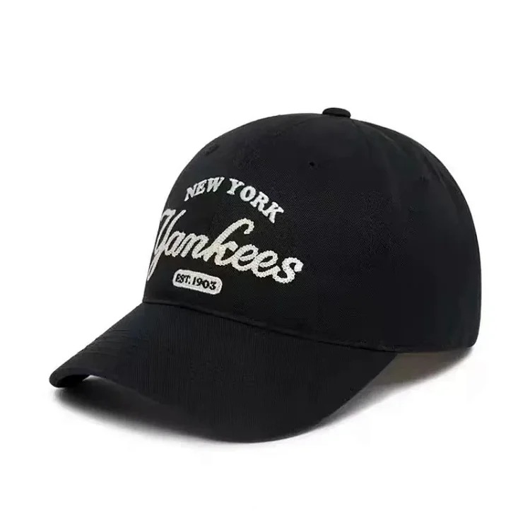 Mlb hat men and women ny baseball cap cp66 large head circumference peaked cap women la support