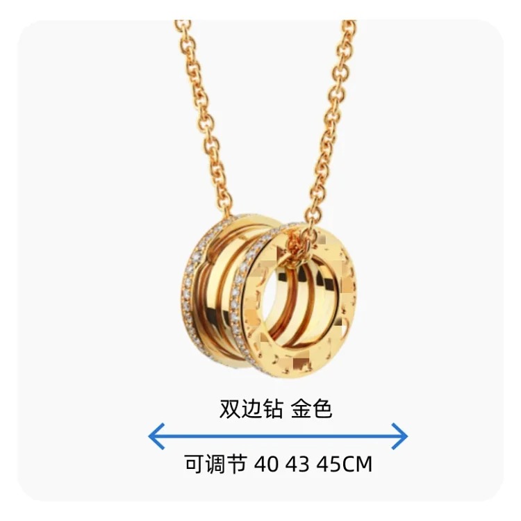 High black and white ceramic necklace classic little celebrity charity spring clavicle chain large waist full diamond pendant